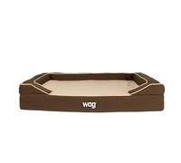 Wag Brands SEALY Lux Pet Dog Bed | Quad Layer Technology with Memory Foam, Orthopedic Foam, and Cooling Energy Gel. Machine Washable Cover. X-Large Brown, Model Number: 712190190958