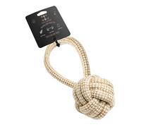 Wag & Walk Hemp Rope Toy for Dogs (23 x 8cm), Natural, Durable Dog Toy Ideal for Training. Eco-Friendly Design Supports Dental Health with Tough Construction - Genuine Wag & Walk Product