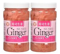 Wagaya Pink Sushi Ginger GARI 340G (Pack of 2)