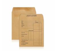 Wage Packet Envelopes Brown Self Seal - 70 Pack Small Manilla Wage Envelopes for Cash, Payslips, Payroll & Money Storage Plain Wage Packet Envelope for Office, School & Business Use