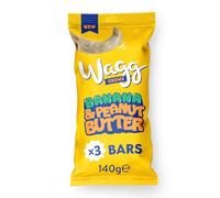 Wagg Chews Banana & Peanut Butter Bars Dog Treats 140g (Pack of 11) | Rich in Chicken with Peanut & Banana Flavour - Less Than 5% Fat - Made with Real Meat Ingredients - No Added Sugar