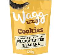 Wagg Cookie Bites Peanut Butter & Banana Dog Treats 125g (Pack of 7) -