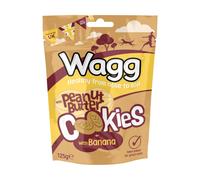 Wagg Cookie Treats Peanut & Banana 125g (Pack of 7)
