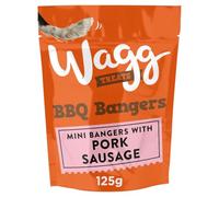 Wagg Dog Treats Bbq Bangers, 125.0 gram, transparent