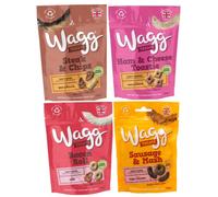 Wagg Dog Treats Bundle Sausage & Mash, Steak & Chips, Bacon Roll, Ham & Cheese Toastie Training Treats for Puppy