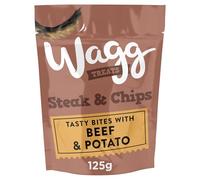 Wagg Dog Treats Steak & Chips 125g