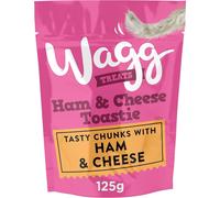 Wagg Ham & Cheese Toastie Tasty Chunks Ham & Cheese Dog Treats 125g (P
