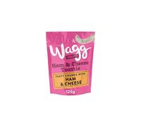 Wagg Ham & Cheese Toastie Tasty Chunks Ham & Cheese Dog Treats 125g (Pack of 7) - Oven Baked