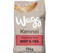 Wagg Kennel Complete Dry Adult Dog Food Beef & Veg 15kg - Meaty Ingredients Come 1st