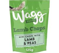 Wagg Mini Chops Lamb & Peas Dog Treats 125g (Pack of 7) - Oven Baked