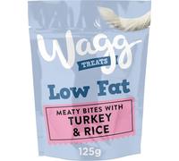 Wagg Low Fat Meaty Bites Turkey & Rice Dog Treats 125g (Pack of 7) - Oven Baked