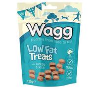 Wagg Low Fat Treats with Turkey & Rice 125g (Pack of 7 x 125g)