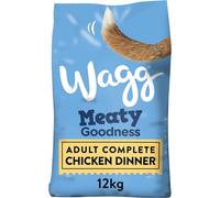 Wagg Meaty Goodness Complete Dry Adult Dog Food Chicken Dinner 12kg - Meaty Ingredients Come 1st