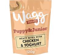 Wagg Puppy & Junior Meaty Bites Chicken & Yoghurt Dog Treats 125g (Pac