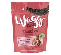 Wagg Tasties Bones with Chicken & Liver - Size: 125g - Treats for Dogs