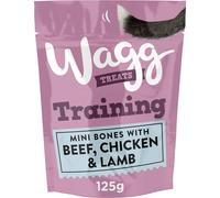 Wagg Training Beef, and Chicken Dog Treats 125g (Pack of 7) - Oven Baked (Package may vary)