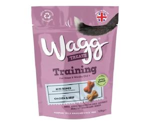 Wagg Training Dog Treat Mini Bones - Size: 125g - Treats for Dogs