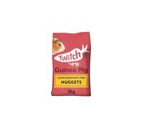 Wagg Twitch Guinea Pig Food 2kg (Pack of 4) - Complementary Feed Nuggets
