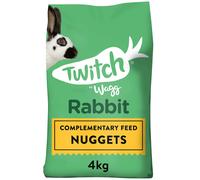 Wagg Twitch Rabbit Food 4kg (Pack of 3) - Complementary Feed Nuggets |
