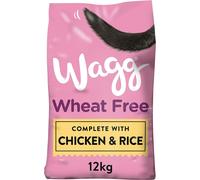 Wagg Wheat Free Complete Dry Adult Dog Food Chicken & Rice 12kg - For Sensitive Stomachs