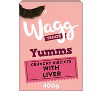 Wagg Yumms Liver Dog Treats 400g Pack of 5 Oven Baked
