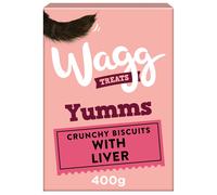 Wagg Yumms Liver Dog Treats 400g (Pack of 5) - Oven Baked | High Quali