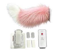 Wagging Tail for Car, Adorable Remote Electric Furry Cars Tails, Rechargeable Cat Tail for Car Trunk, Remote Control & Voice Control Available, Drive in Style, Be The Focus