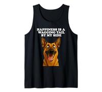 Wagging Tail German Shepherd Dog Lover Puppy Pup Tank Top