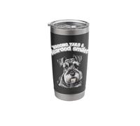 Wagging Tails & Bearded Smiles - Cute Miniature Schnauzer Stainless Steel Insulated Tumbler