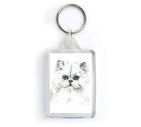 WaggyDogz Persian Cat Keyring (KRG-EC17)