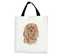 WaggyDogz Ruby Cavalier King Charles Spaniel Dog Breed Tote Bag (TBG-260)