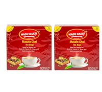 Wagh bakri chai 100tea bags Tea 200g x 2 - Rich Taste and Invigorating Aroma - Blend Of Fresh Tea Premium Leaves Teabags - Relish The Exquisite Taste Of Chai