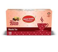 Wagh Bakri Masala Chai Tea Bags 100's - 200g (Pack of 3)