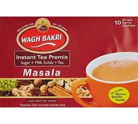 Wagh Bakri Masala Tea Premix 3 in 1 (140g x 2) | Instant Indian Chai with Milk, Sugar & Spices | Authentic Spiced Tea | Ready in Seconds | 3in1 Premix