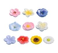 WAGHAVEN 10Pcs Life Like Floating Flower Bees Drinking Cup Watering Station for Enhancing Your Garden Pond Aquarium Landscape Floating Flowers