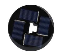 WAGHAVEN Circular Solar Cell Panel 2V Compact Design with Safe Power Generation for Portable Electronics Portable Solar Device