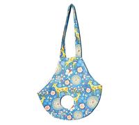 WAGHAVEN Print Chicken Transport Bag Sturdy Fabric Carrier Bag for Small Poultry Ducks and Rabbits Hens Outdoor Travel Use Farm Bird Transport