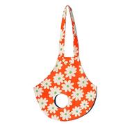 WAGHAVEN Print Chicken Transport Bag Sturdy Fabric Carrier Bag for Small Poultry Ducks and Rabbits Hens Outdoor Travel Use Farm Bird Transport