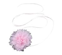 Waglum Rose Blossom Necklace Simulation Flower Neck Chain Women Girls Clavicle Chain Eye-catching Choker Accessory