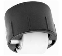 Wagner 01704301 Swivel Castor/Countersunk Roller Mini Stop Heavy from 25 kg Diameter 15 mm Hard Ball Bearings Plastic Housing Diameter 26/25 x 17/6 mm Metal Pin Load Capacity 50 kg Made in Germany