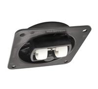 Wagner 01708601 Swivel Castor/Countersunk Roller Mini Max - Diameter 21 mm, Plastic Casing Black 85 x 100 - Diameter 85 x 19/21 mm, Metal Pin, Load Capacity 50 kg - Made in Germany - 01708601