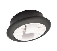 Wagner 01709001 Swivel Castor/Countersunk Roller - Diameter 15 mm, Hard, Ball Bearing, Black Plastic Housing Diameter 55/40 x 17/8 mm, Metal Pin, Load Capacity 50 kg - Made in Germany