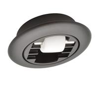 Wagner 01709601 Swivel Castor/Countersunk Roller - Diameter 15 mm, Hard, Ball Bearing Rim, Black Plastic Housing Diameter 55/40 x 11/8 mm, Metal Pin, Load Capacity 50 kg - Made in Germany - 01709601