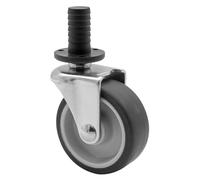 Wagner 01908801 Tea Trolley Castor Diameter 50 mm Height 65 mm Soft Grey Pin + Sleeve Diameter 12 mm Load Capacity 50 kg