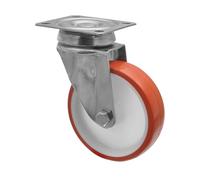Wagner 04610301 Swivel Castor Red / White / Silver