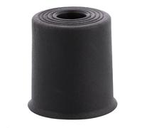 Wagner 15524321 Floor Door Stopper/Wall Door Stopper Volcano Medium Diameter 35 x 35 mm Buffer Made of High-Quality Solid Rubber Black for Screwing - Made in Germany