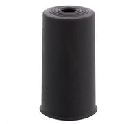 Wagner 15525321 Floor Door Stopper/Wall Door Stopper Volcano Big - Diameter 45 x 75 mm Buffer Made of High-Quality Solid Rubber Black for Screwing - Made in Germany