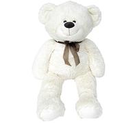 Wagner 9021 - XXL Plush Teddy Bear - 100 cm Large - White - Teddy Bear Cuddly Bear