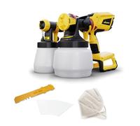 WAGNER battery-powered Paint Sprayer W 600 FLEXiO (Battery and charger are not included) for Wall and Ceiling/Wood and Metal paint - interior and exterior usage, container 1300 ml + 800 ml