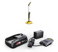 WAGNER Bundle of Multifunctional Patio Cleaner Levaro Powerbrush 18V + WAGNER Starter-Kit 18V: Bosch 18V Lithium-Ionen Akku 2,5 Ah and Charger - Power for All Alliance